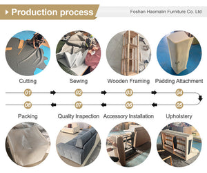 Modern Vacuum Compressed Sofa Tofu Height Density Sponge Modular Sofa for Living Room Cord Sofa