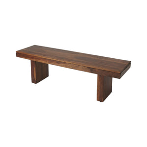 HMS Modern Chunky Solid Wood Coffee Table Bench