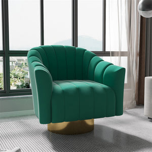 In Stock America Free Shipping Swivel Accent Armchiar Green Modern Armchairs Living Room Single Chair Sofa