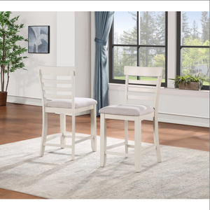 FCJ Hyland Brown Counter Chair for Living Room