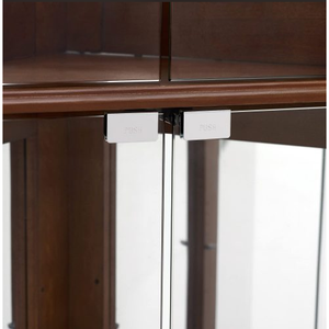 Corner FCJ Lighted Display Cabinet Elegant Treasure Showcase for Home or Store