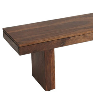 HMS Modern Chunky Solid Wood Coffee Table Bench