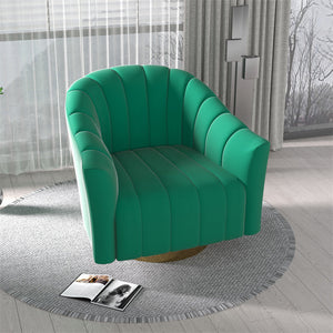 In Stock America Free Shipping Swivel Accent Armchiar Green Modern Armchairs Living Room Single Chair Sofa
