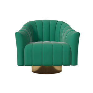 In Stock America Free Shipping Swivel Accent Armchiar Green Modern Armchairs Living Room Single Chair Sofa