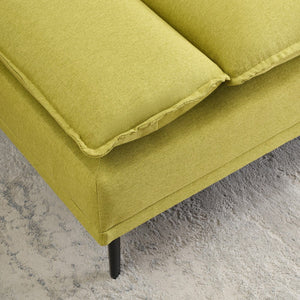 Elegant and Rustic in 89 Inches of Cotton and Linen,sofa Custom-made for Apartments, Living Rooms and Offices