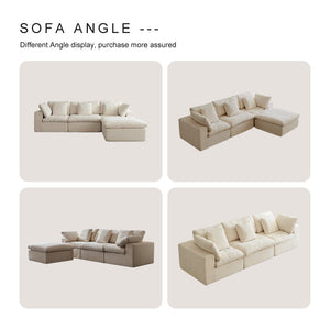 Luxury Comfortable Lounge Compressed Sofas US Drop Shipping Compression Sofas L Shaped Modern Vacuum Compressed Sofas