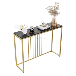USA FREE SHIPPING Wholesale High Class Marble Console Table Coffee Table Behind Couch for Corridor Entrance