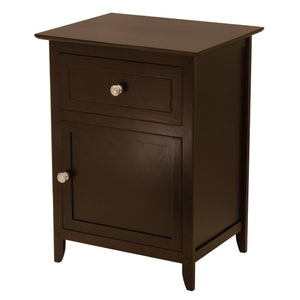 Eugene Espresso Accent Table for Living Room Cabinets