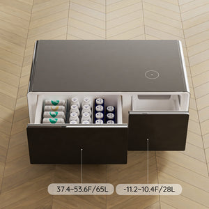 Multifunctional Home Smart Furniture Coffee Table Fridge Mini Refrigerator with Wireless Charging Smart Coffee Table