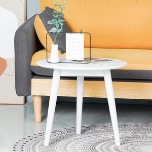 Cheap Ash Wood End Table, Living Room Movable Solid Wood Coffee Table