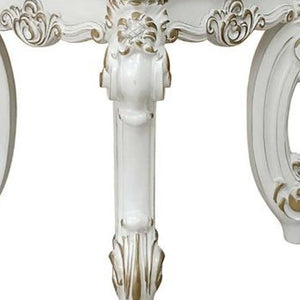 26\" Antique Pearl HMS Manufactured Wood Square End Table Console Tables Product