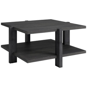 HMS 35 Convertible Gray Square Coffee Table with Shelf for Tea Living Room Furniture with Storage Home Furniture