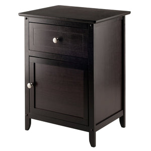 Eugene Espresso Accent Table for Living Room Cabinets