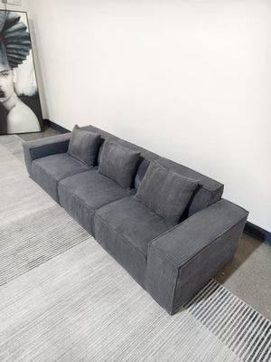 Modern Vacuum Compressed Sofa Tofu Height Density Sponge Modular Sofa for Living Room Cord Sofa