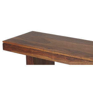 HMS Modern Chunky Solid Wood Coffee Table Bench