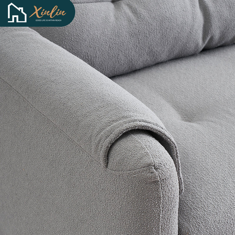 Free Shipping US Warehouse Comfortable Multi-Functional Velvet Sofa Modern Leisure Design American Style Living Room Storage