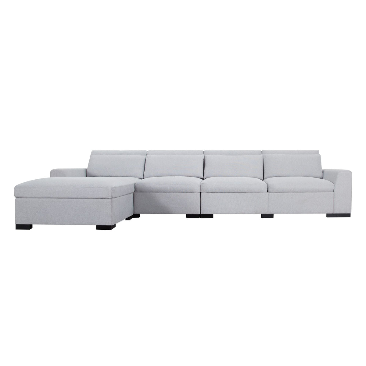 149' Modular Living Room Sofa with Ottoman Sectional Design for Comfort and Style