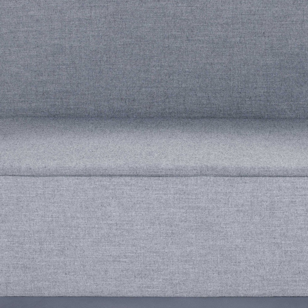 HMS 37 Gray Linen Arm Accent Chair with Modern Design Metal Legs for Home Office Living Room Bedroom or Apartment Use
