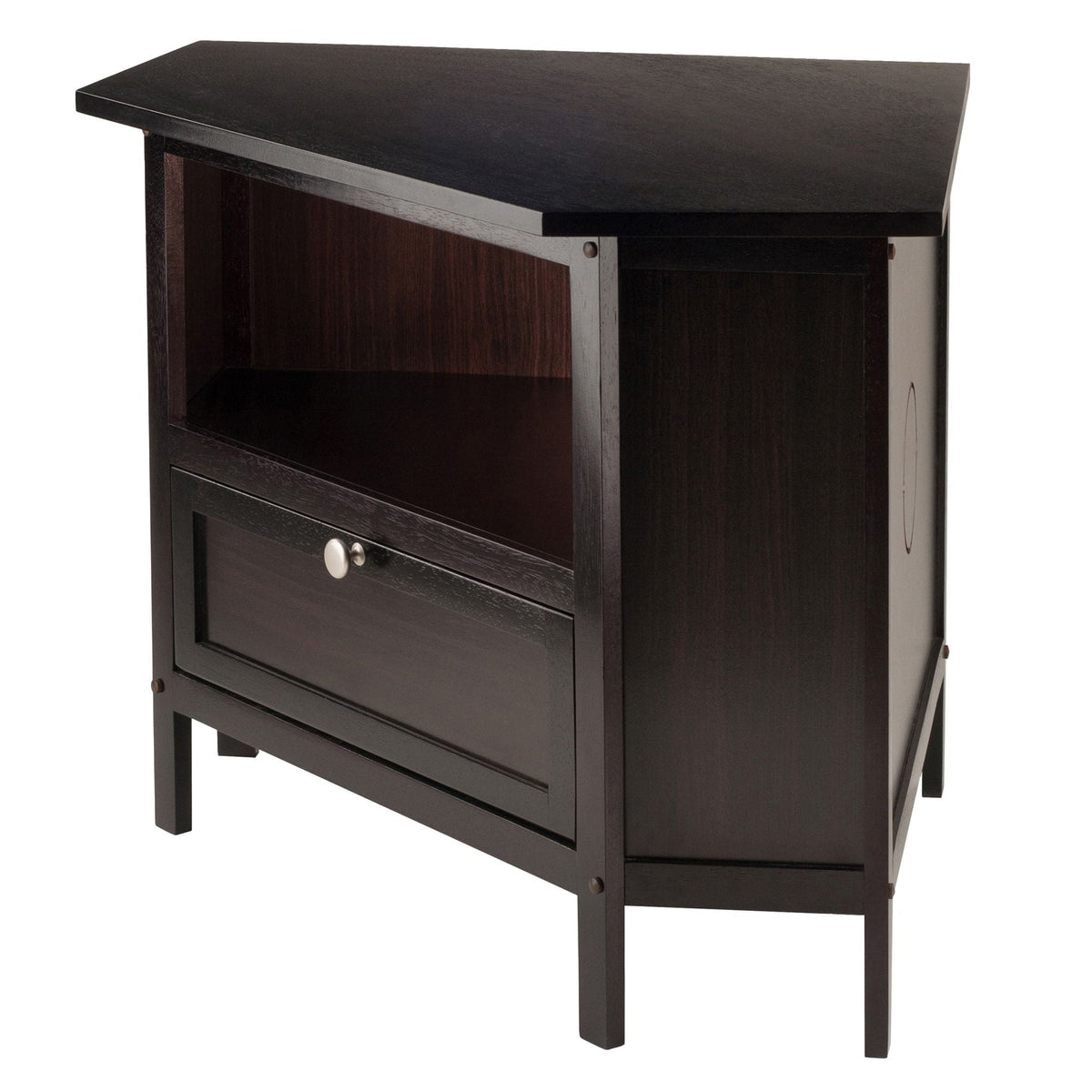 Zena Espresso Corner TV Stand