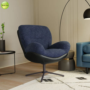 Fast Shipping In-stock Modern Striped Velvet Fabric Armless Fabric Accent Chair for Home Living Room or Hotel Use