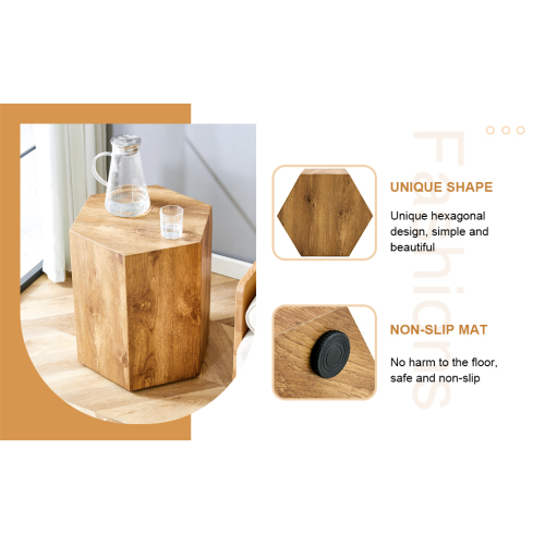 Modern MDF Coffee Table Complex Texture Patterns Stylish Durable Design for Interior Decoration Enhance Your Living Space FCJ