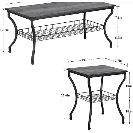 3-Piece Coffee Table and FCJ Living Room Set