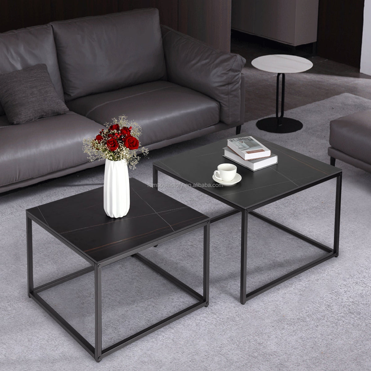 USA FREE SHIPPING Wholesale High Class Marble Console Table Coffee Table Behind Couch for Corridor Entrance