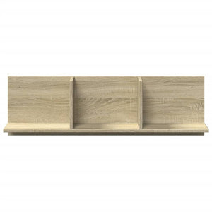 W2B VidaXL Sonoma Oak Engineered Wood Wall Cabinet Living Room Cabinets with Wall Mounting