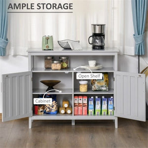 Gray Kitchen Display & China Cabinet