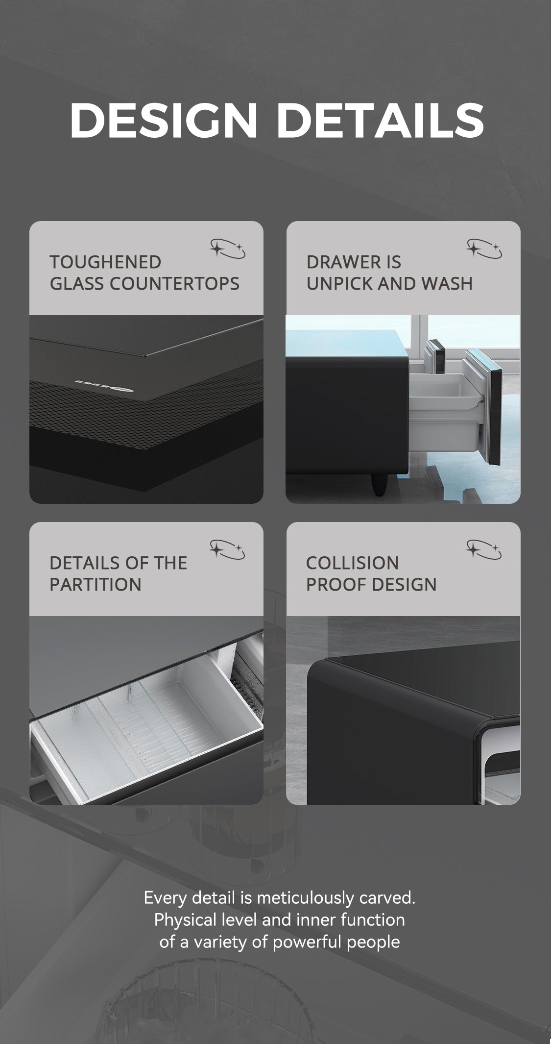 Multifunctional Home Smart Furniture Coffee Table Fridge Mini Refrigerator with Wireless Charging Smart Coffee Table