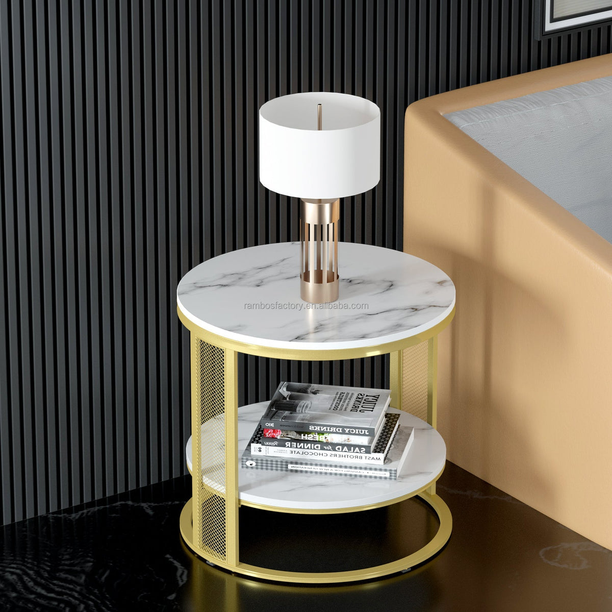 USA FREE SHIPPING Wholesale High Class Marble Console Table Coffee Table Behind Couch for Corridor Entrance