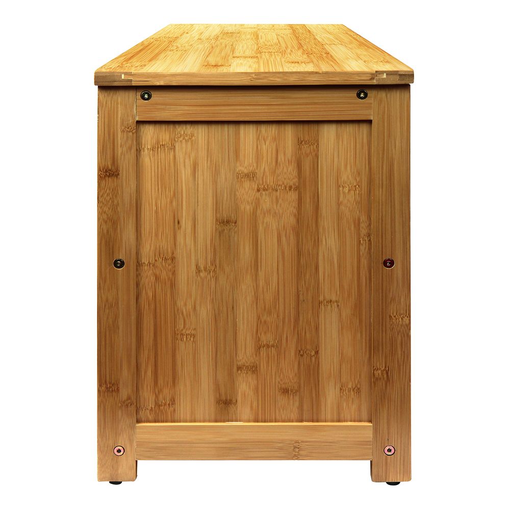 Oceanstar 10-Pair Bamboo Shoe Rack Bench Entryway Storage Bench