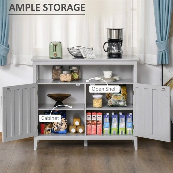 Gray Kitchen Display & China Cabinet