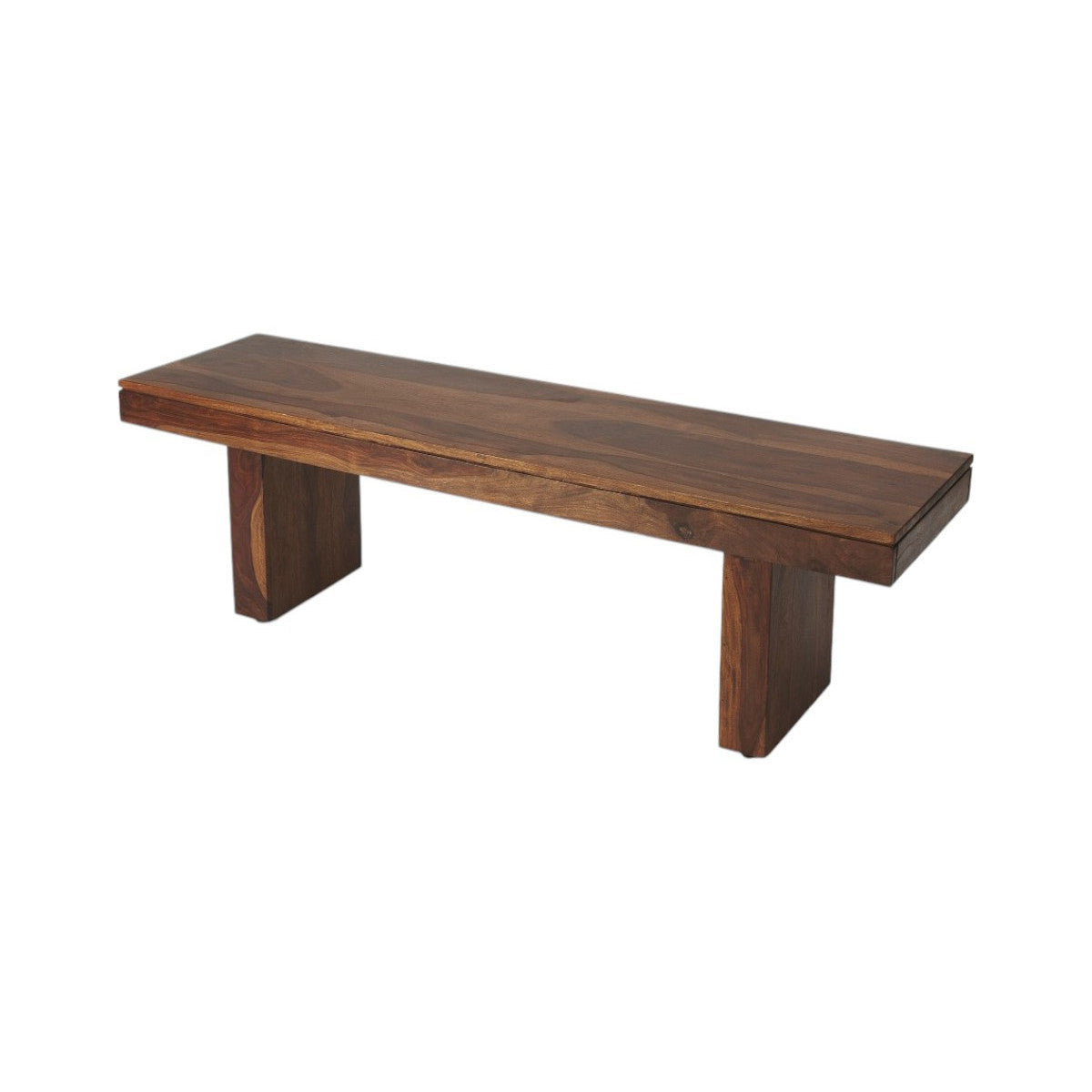 HMS Modern Chunky Solid Wood Coffee Table Bench