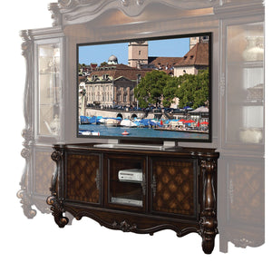HMS 74 Dark Brown Solid Wood TV Stand Elegant and Durable Furniture