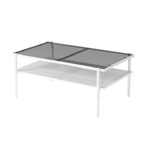 New Modern Coffee Table,coffee Tables for Living Room, Glass Coffee Table, Square Steel Coffee Table Living Room Furniture
