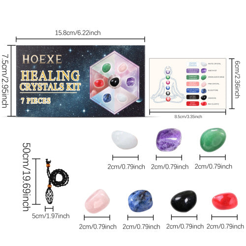 Hoexe Rolling Stone  Home Living Room Bedroom Interior Decoration Crystal Set