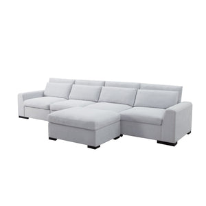 149' Modular Living Room Sofa with Ottoman Sectional Design for Comfort and Style