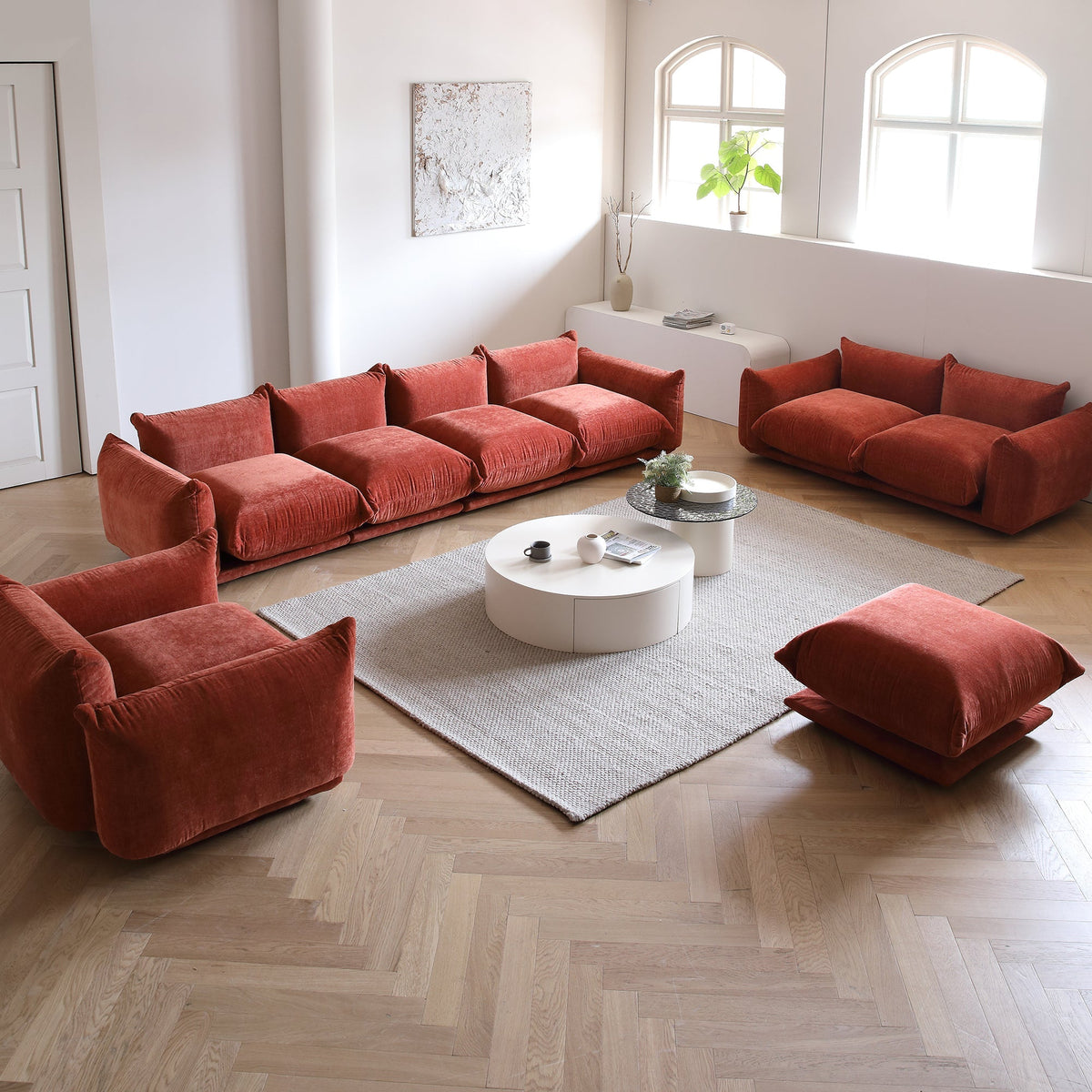S-A Only Nordic Bread Chenille Sofa  Drop Shipping to USA  in Stock