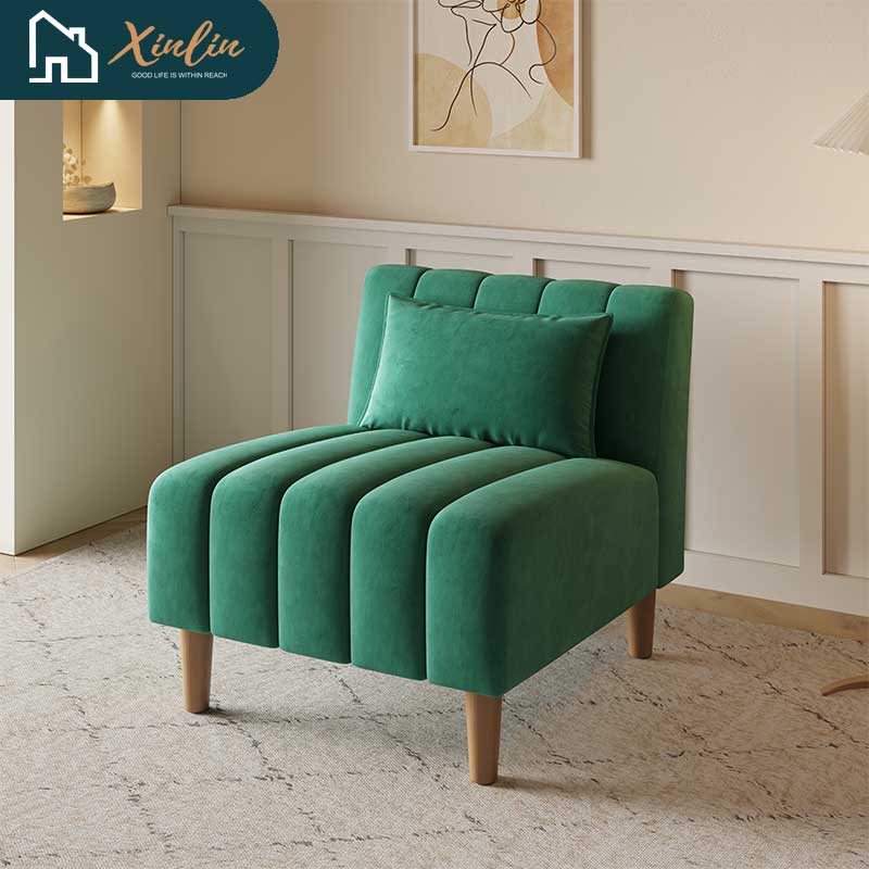 33-Inch Modern Design Polyester Blend Single Sofa Cozy Armchair for Indoor and Outdoor Living for Bedrooms and Living Rooms