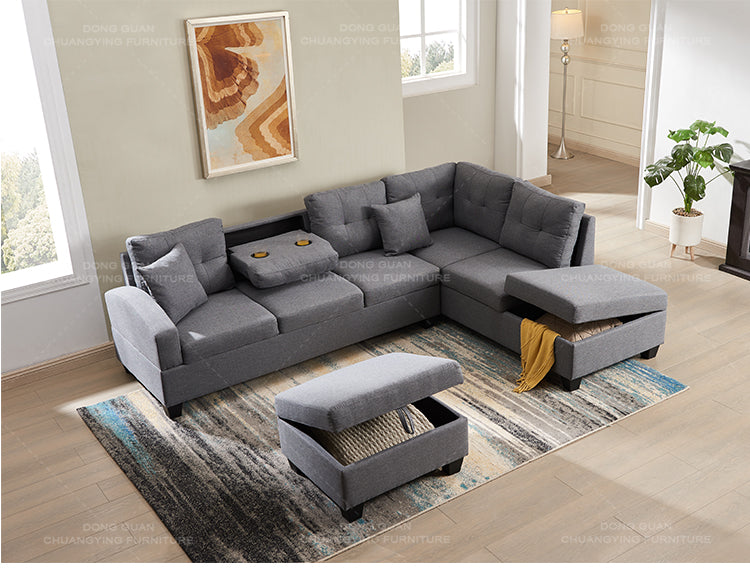 Winforce Fashion 3 Seater 2 Sofa Set 7 Living Room Small Recliner Canap