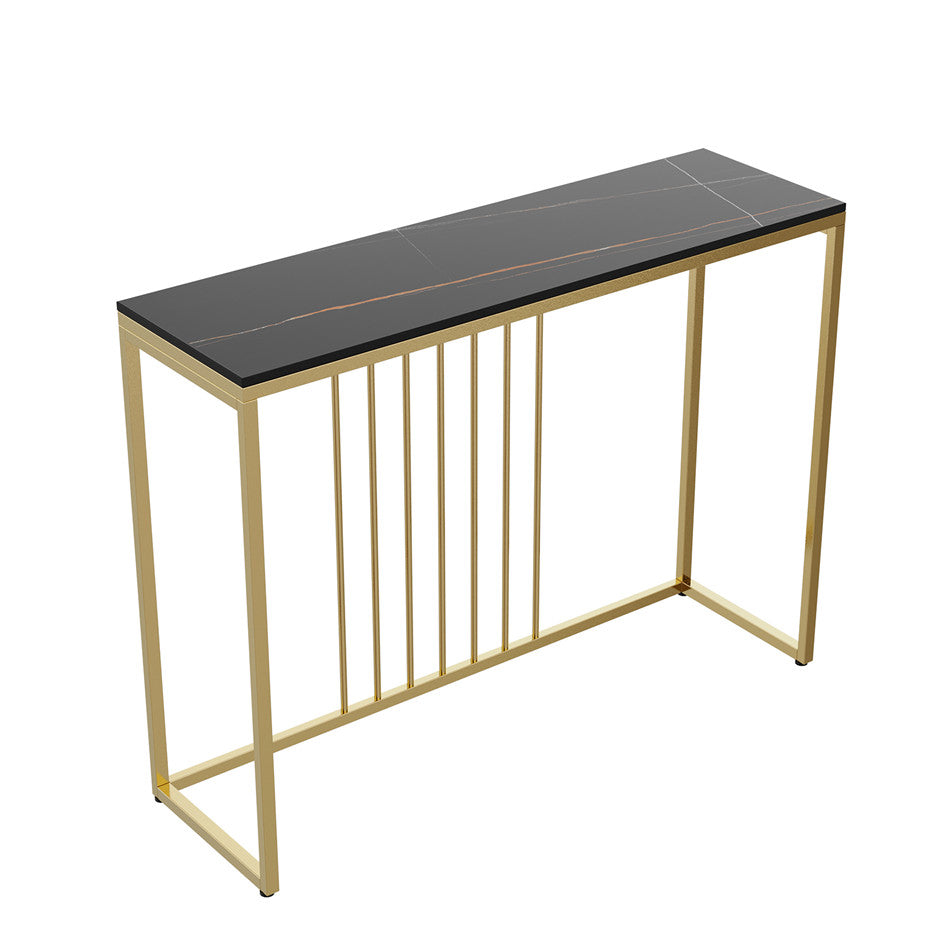 USA FREE SHIPPING Wholesale High Class Marble Console Table Coffee Table Behind Couch for Corridor Entrance