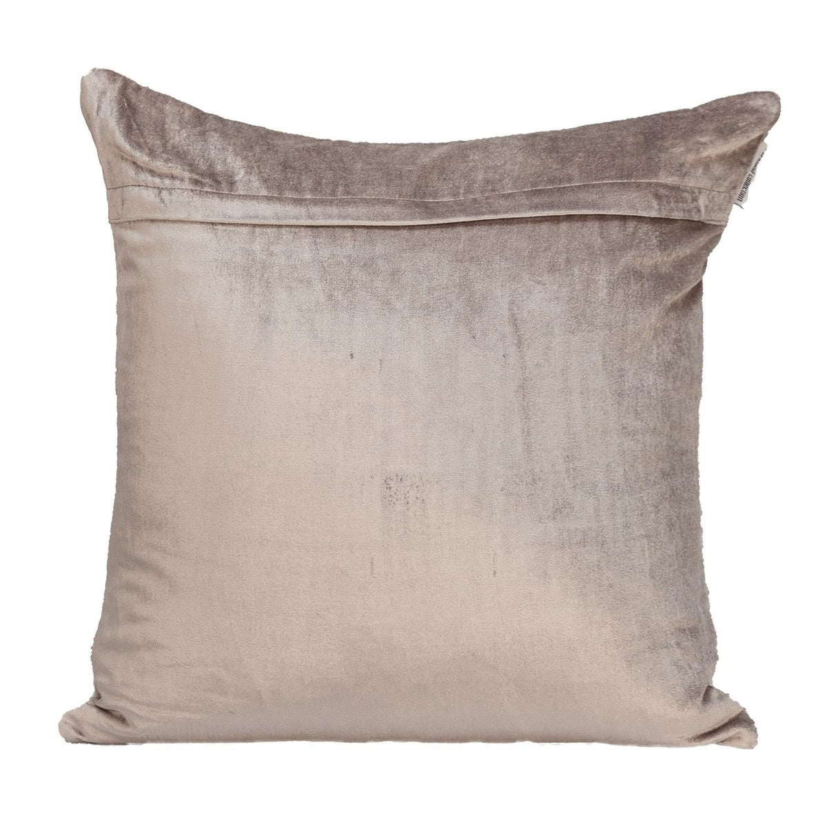 HMS Tufted Diamonds Taupe Velvet Accent Pillow Elegant Living Room Chair Accessory
