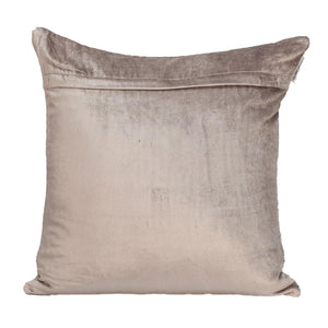 HMS Tufted Diamonds Taupe Velvet Accent Pillow Elegant Living Room Chair Accessory