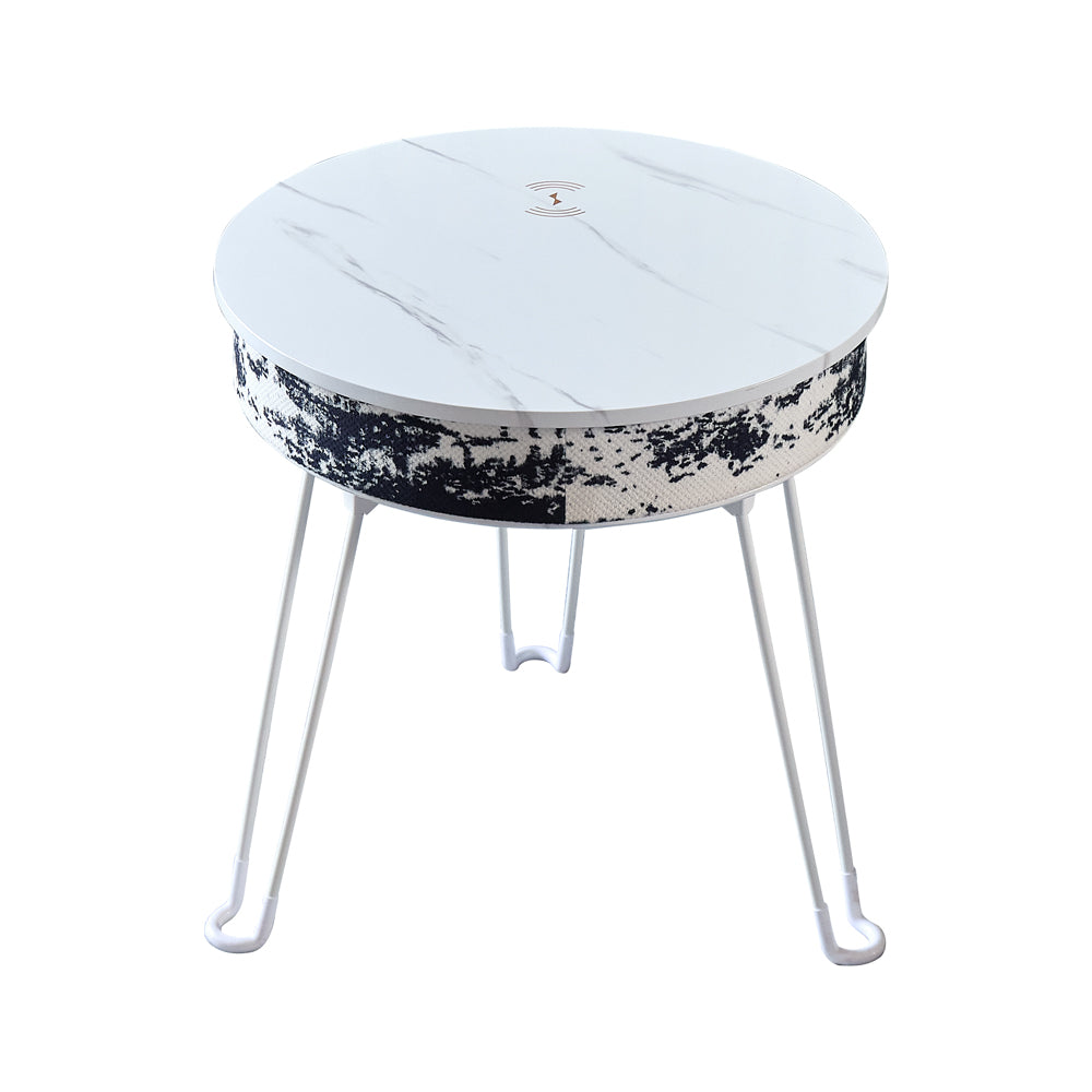 Customizable Smart Music Coffee Table Multifunctional Bluetooth Speaker Wireless Charging Foldable Outdoor Home Furniture