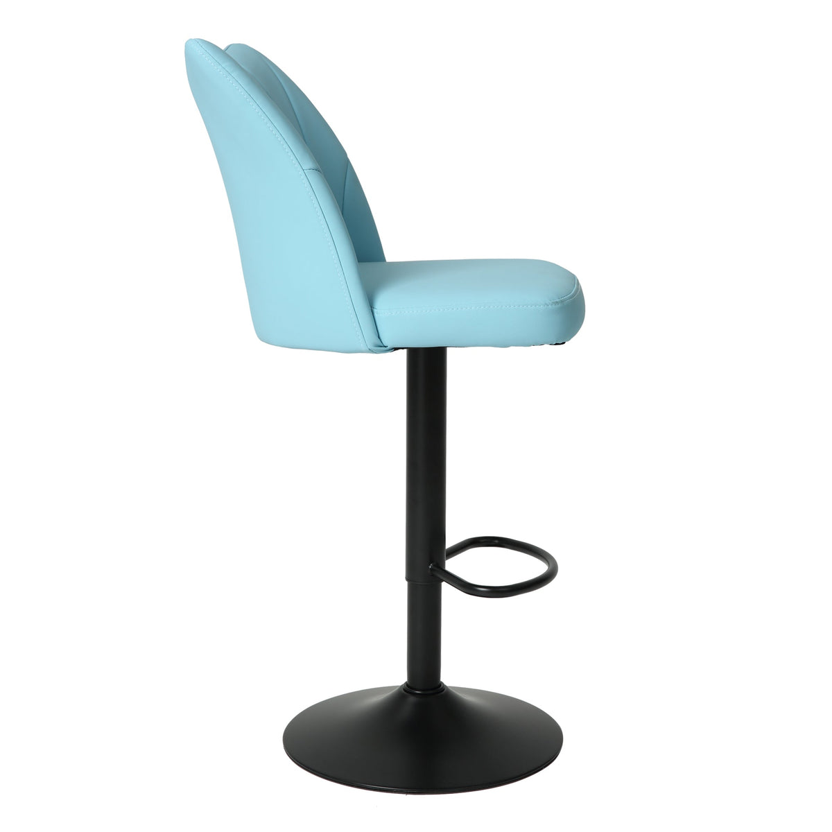 Counter Stools,Set of 2 Bar Stools with Back and Footrest, Modern Metal Counter Height Barstools for Kitchen Home Bar