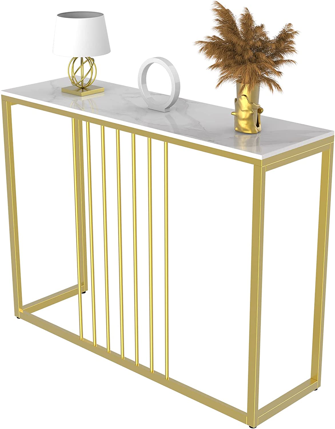 USA FREE SHIPPING Wholesale High Class Marble Console Table Coffee Table Behind Couch for Corridor Entrance