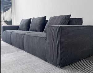 Modern Vacuum Compressed Sofa Tofu Height Density Sponge Modular Sofa for Living Room Cord Sofa