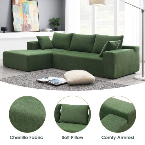FCJ Contemporary 2-Seater Modular Combination Living Room Sofa Set Convertible Extendable for Home Use Corner Feature Included