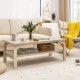 47-Inch Accent Rectangular Coffee Table for Living Room